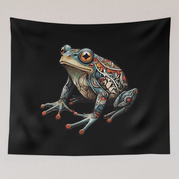 Item preview, Tribal Frog designed and sold by Getup-clothing.