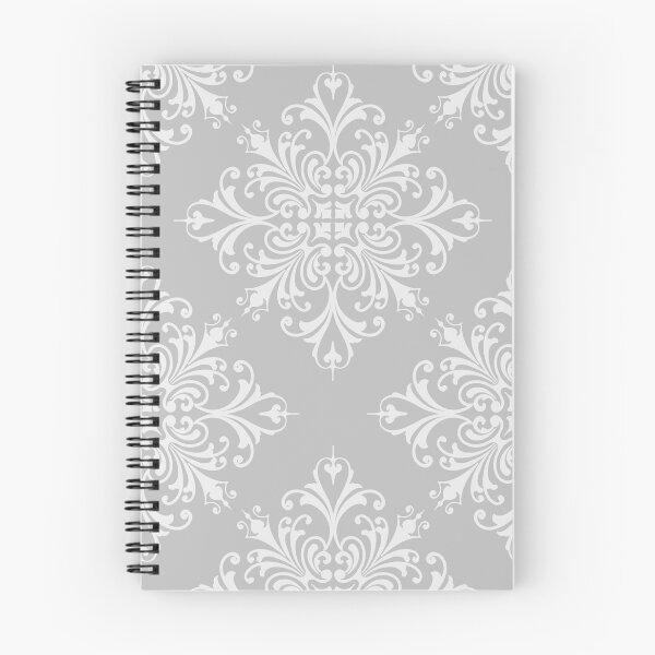 Item preview, Classic Grey and White Lacy Damask designed and sold by Grafixmom.