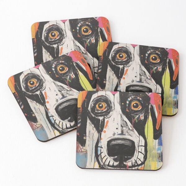 Item preview, Good Boy Dog Art Brut Painting designed and sold by sheprint.