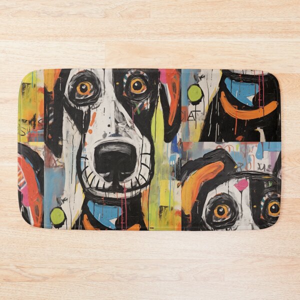 Item preview, Good Boy Dog Art Brut Painting designed and sold by sheprint.