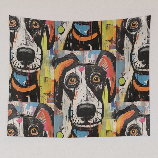 Item preview, Good Boy Dog Art Brut Painting designed and sold by sheprint.