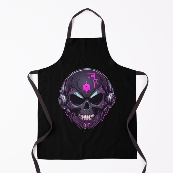Artikelvorschau, Cyberpunk Purple Skull, Kopfhörer, DJ entworfen und verkauft von Burn-Ego.