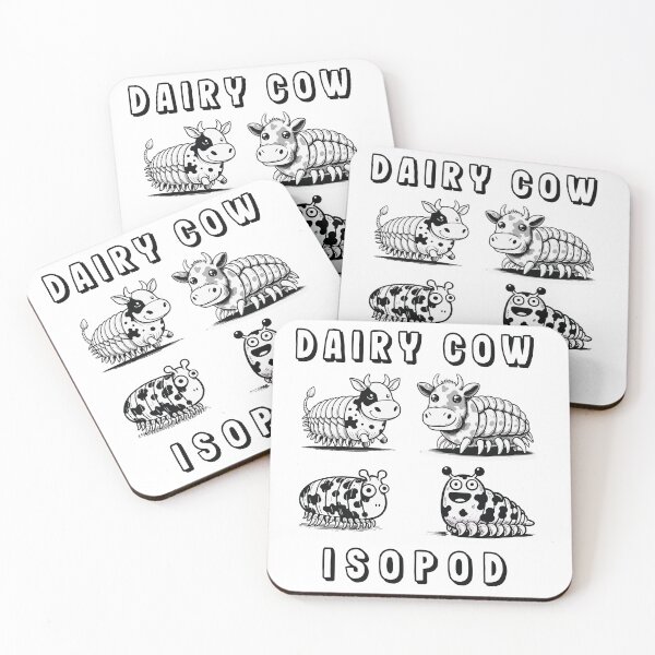 Item preview, Dairy Cow Isopods  designed and sold by Joyful-Park.