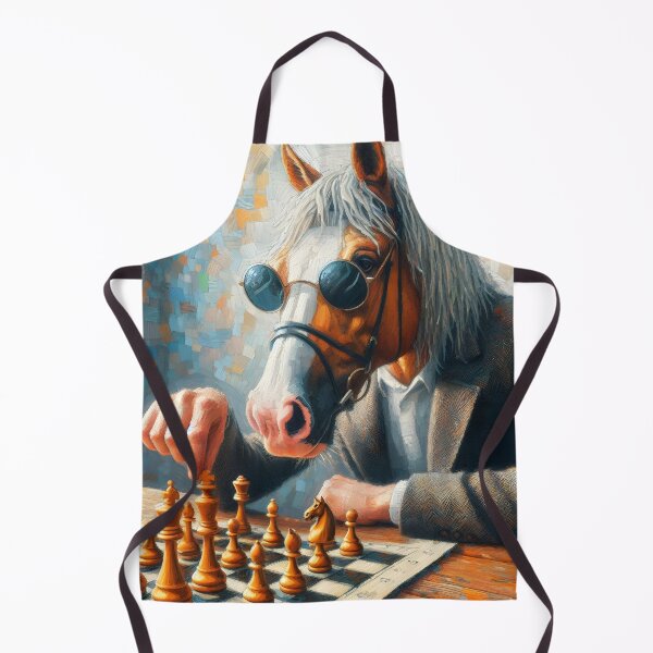 Item preview, horse play chess  designed and sold by meladesigne.