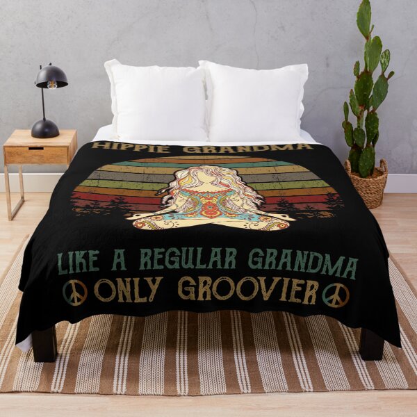 Item preview, Hippie Grandma Like A Regular Grandma Vintage designed and sold by SpeedyPrints.