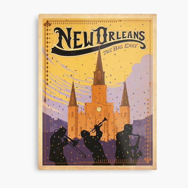 Vintage poster - New Orleans Metal Print