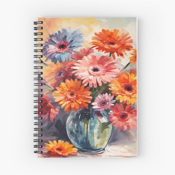 Item preview, Gerbera Flowers in a Glass Vase No 2 designed and sold by ADCImages.