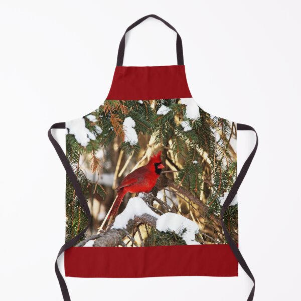 Item preview, Northern Cardinal In Winter designed and sold by Debbie Oppermann.
