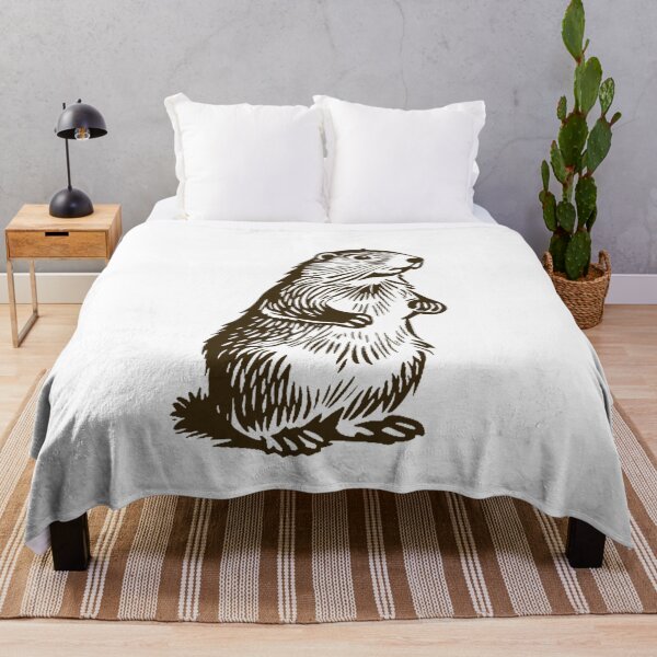 Item preview, Vintage Groundhog Illustration designed and sold by ValentinaHramov.