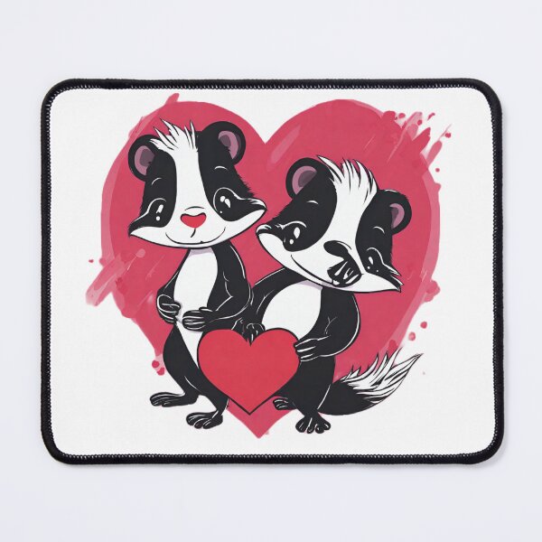 Item preview, Skunks in heart designed and sold by Shtex.