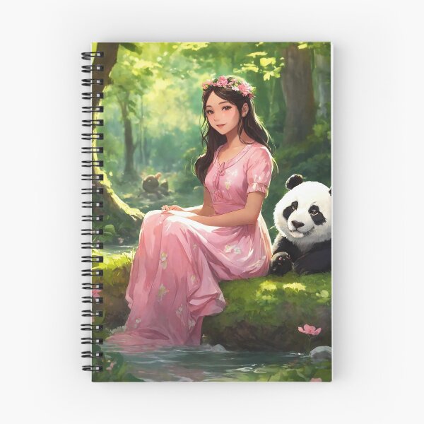 Item preview, Girl with cute Panda designed and sold by RaF71PrO.