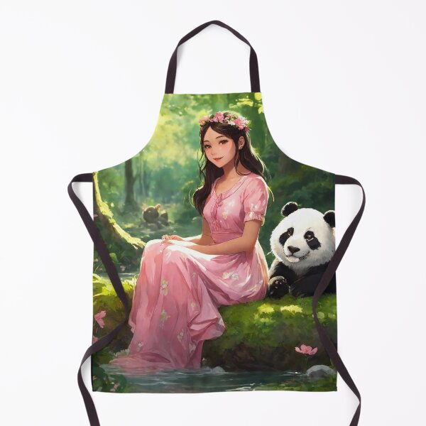 Item preview, Girl with cute Panda designed and sold by RaF71PrO.
