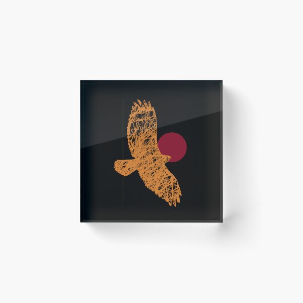 Item preview, Common Buzzard in Red and Orange designed and sold by kataszep.