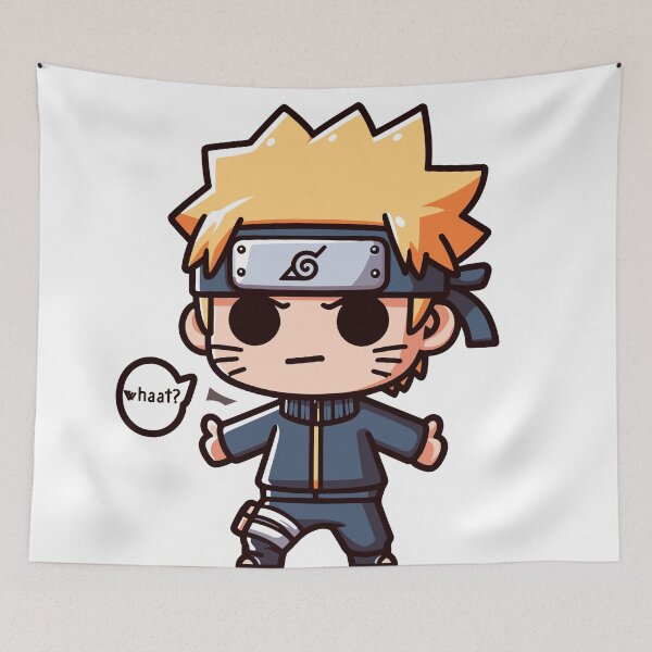 Item preview, Chibi Mad Boy Sticker with “Whaat??” Quote designed and sold by diegomenjivar92.