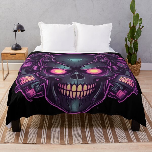 Item preview, Cyberpunk Skull, Cybernetic Mechanism, DJ Logo designed and sold by Burn-Ego.