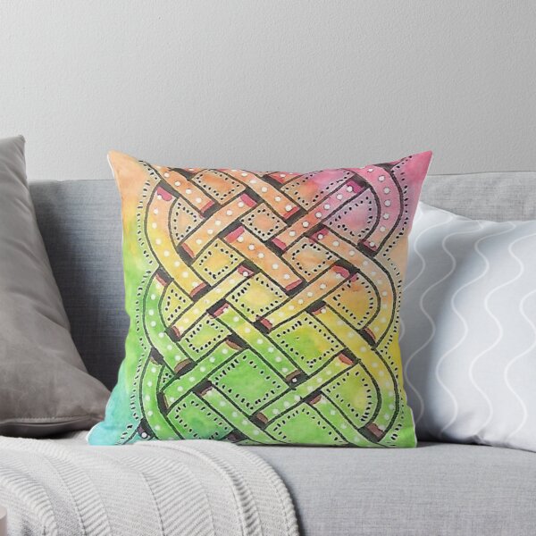 Item preview, Rainbow Celtic Knot Rectangle designed and sold by DorysStories.