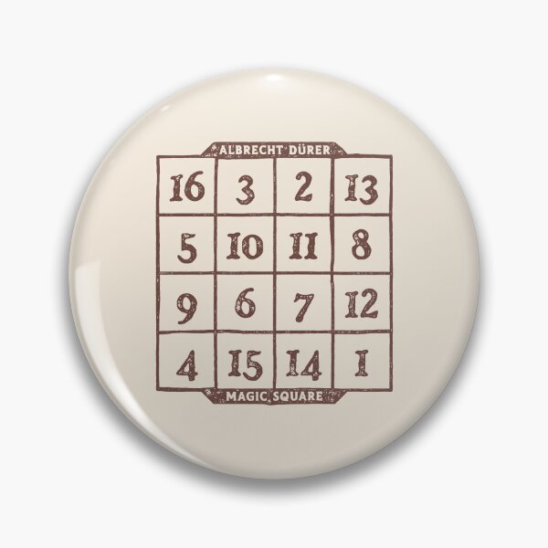 Item preview, Albrecht Dürer Square Mystery designed and sold by Geek Updated.