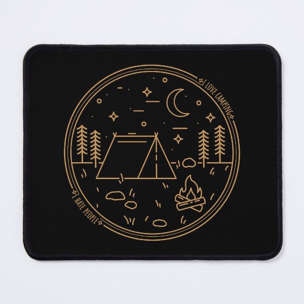 Item preview, I Hate People I Love Camping designed and sold by AniArtPL.