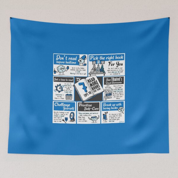 Item preview, 7 tips to read more books this year designed and sold by TKsuited.