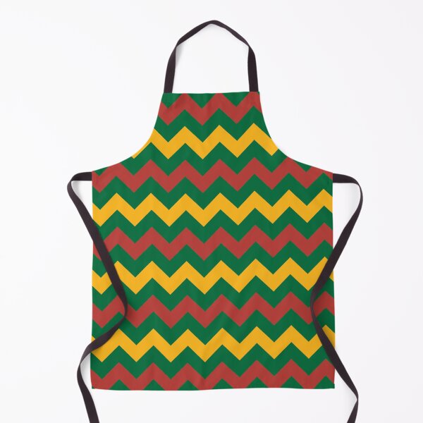 Item preview, Green Yellow Red Lithuania Tricolor Zigzag Line Horizontal Geometric Vibrant Folkloric Baltic Lively Flag Pattern designed and sold by PenguinForests.