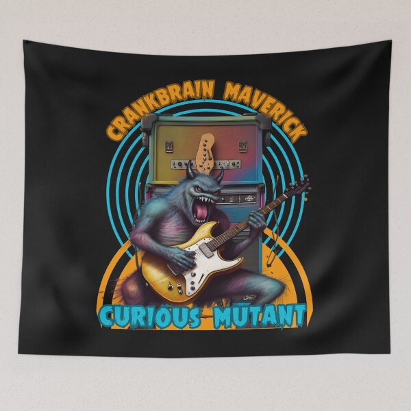 Item preview, A GUITAR PLAYING MONSTER designed and sold by aledfychan.