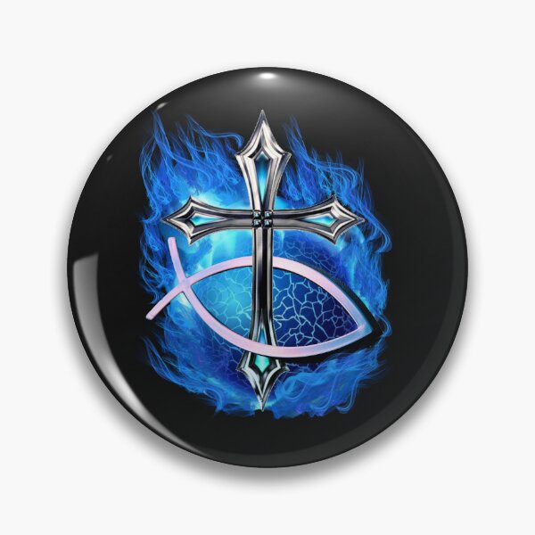 Item preview, Cross & Ichthus/ Ichthys designed and sold by Tripp Art Studio.