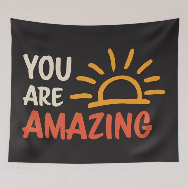 Item preview, You are amazing. Motivating quote with positive affirmation.  designed and sold by NataliaVVV.
