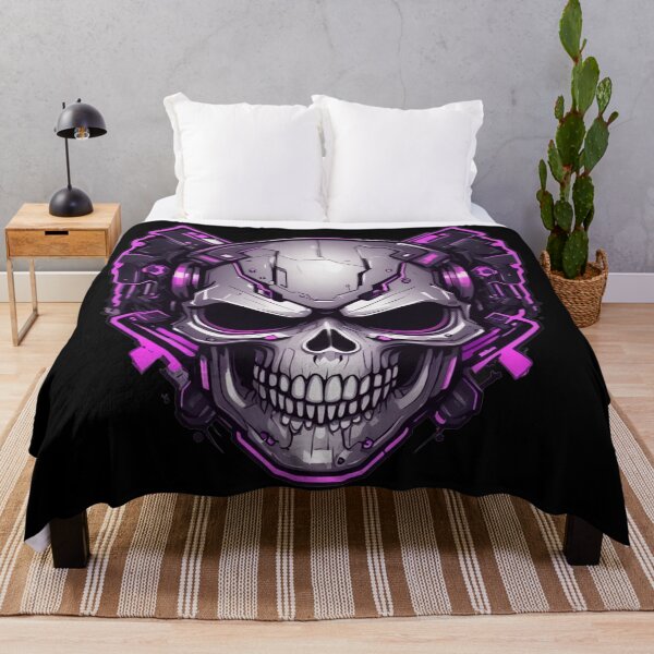Item preview, Cyberpunk Silver Skull, Cybernetic, DJ Logo designed and sold by Burn-Ego.