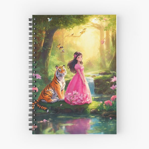 Item preview, Girl with Tiger in Forrest designed and sold by RaF71PrO.