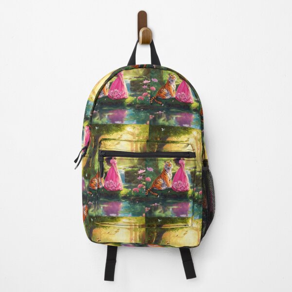 Item preview, Girl with Tiger in Forrest designed and sold by RaF71PrO.