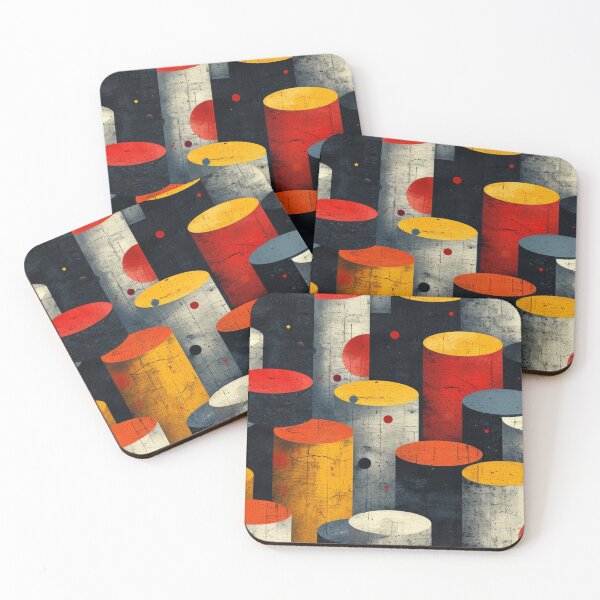 Item preview, Paisaje abstracto de cilindros designed and sold by Orese12.