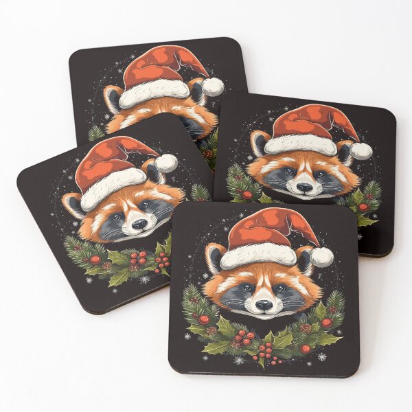 Item preview, Christmas Red Panda designed and sold by creativellashop.