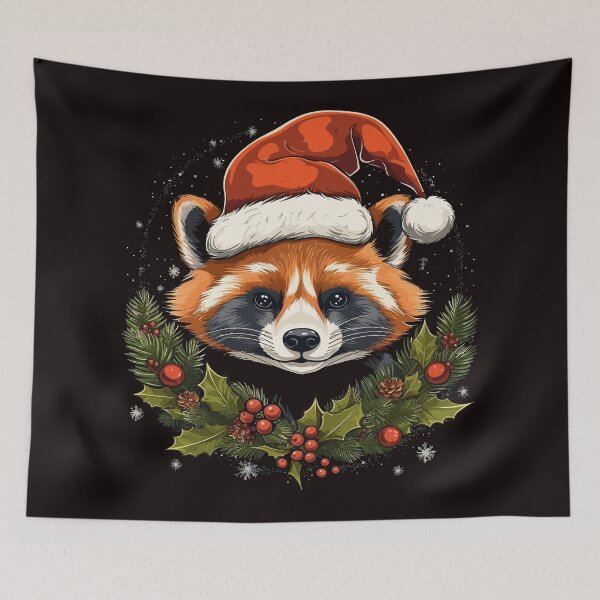 Item preview, Christmas Red Panda designed and sold by creativellashop.