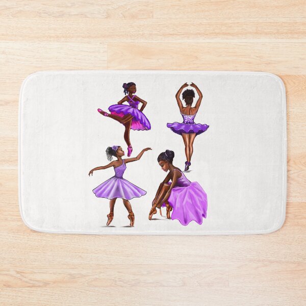 Item preview, African American, 4 Black ballerina girls natural Afro hair corn rows ballet dancing 2 ! Dance designed and sold by Artonmytee.