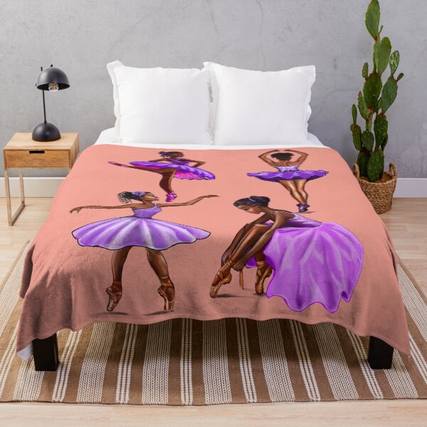 Item preview, African American, 4 Black ballerina girls natural Afro hair corn rows ballet dancing 2 ! Dance designed and sold by Artonmytee.