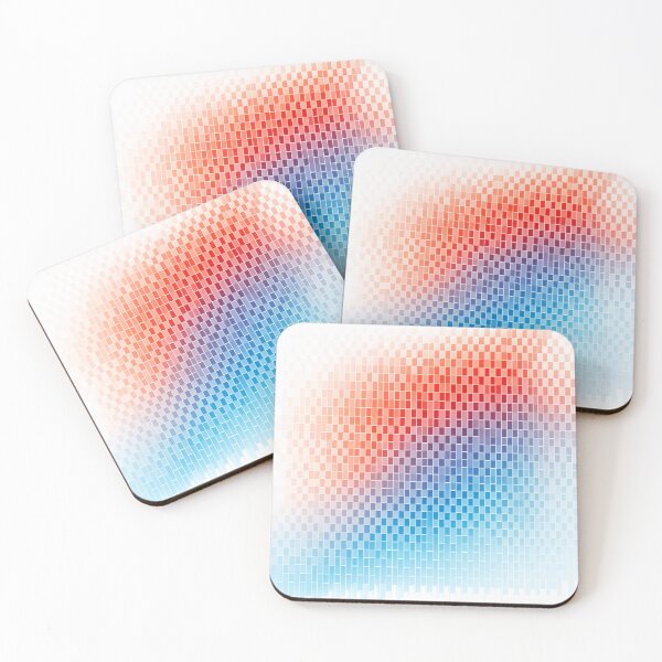 Item preview, Abstract Grid Design in blue and red designed and sold by Elias Kamstra.