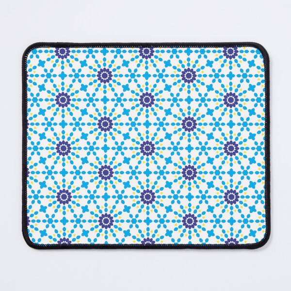 Item preview, A pattern of blue and purple flowers designed and sold by johndesign88.