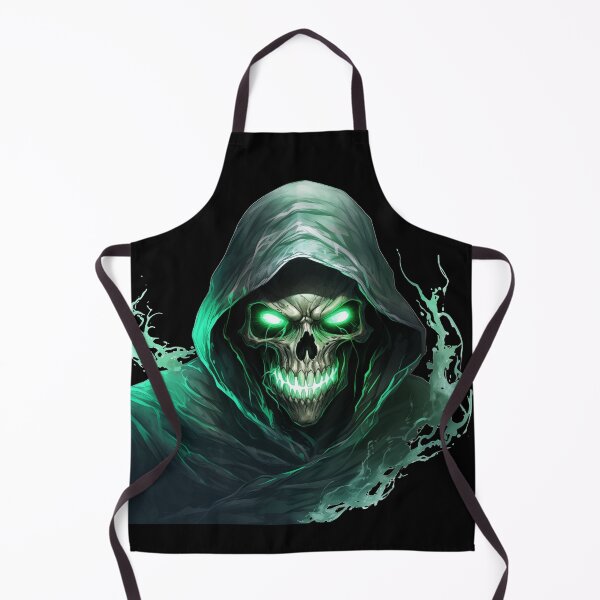 Item preview, Skeleton with green glowing eyes designed and sold by GoodThings66.