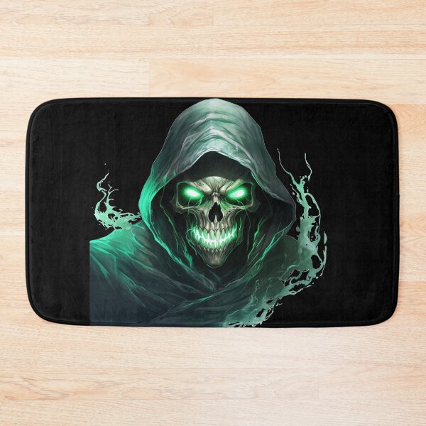 Item preview, Skeleton with green glowing eyes designed and sold by GoodThings66.