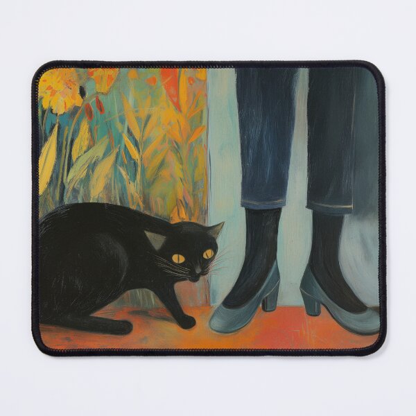 Item preview, Protective black cat designed and sold by PricklyPeanut.