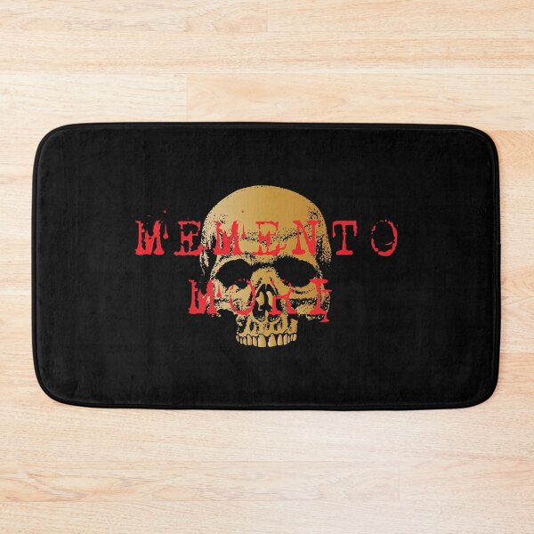 Item preview, Memento Mori V (Bronze) - Latin Phrase On Death Mortality - Gothic Aesthetic Skull  designed and sold by WIZECROW.