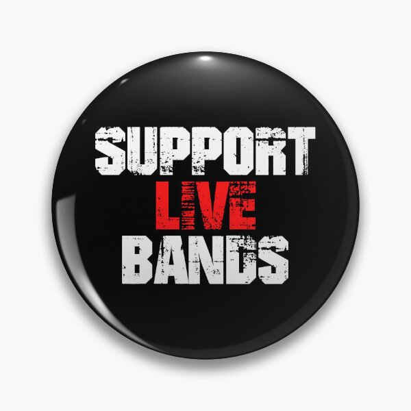 Item preview, Support Live Bands designed and sold by HappyArts90.