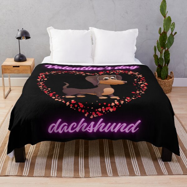 Item preview, Valentine's Day Dachshund designed and sold by ZingZest.