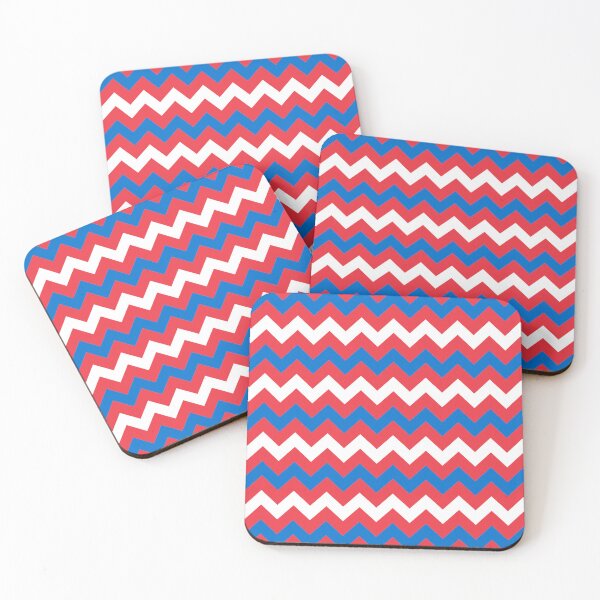 Item preview, White Blue Red Russia Tricolor Zigzag Line Stripe Slavic Russian Language Power Pattern designed and sold by PenguinForests.