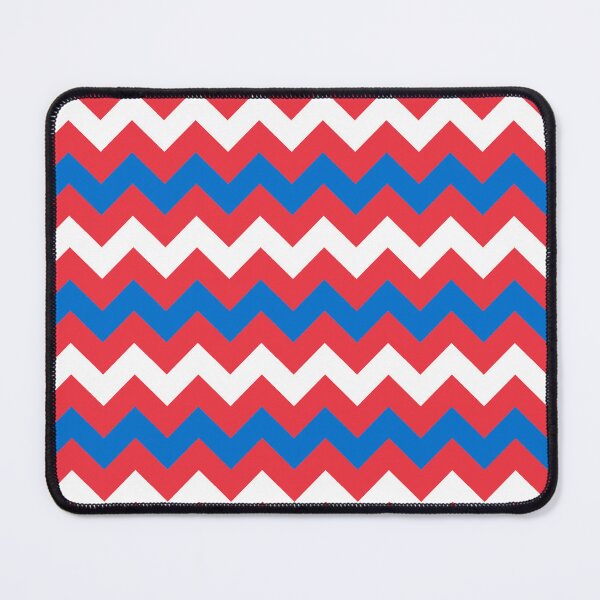 Item preview, White Blue Red Russia Tricolor Zigzag Line Stripe Slavic Russian Language Power Pattern designed and sold by PenguinForests.