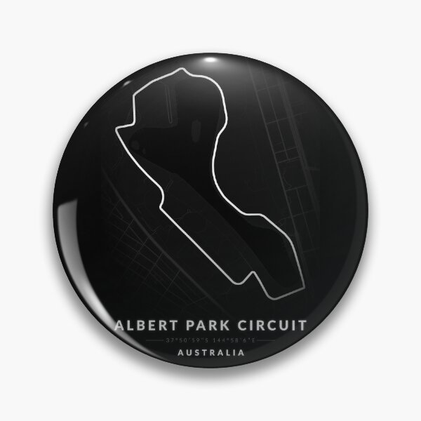 Item preview, Albert Park circuit in Australia Black and white designed and sold by Jerhus.
