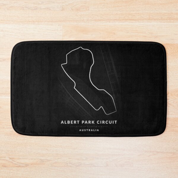Item preview, Albert Park circuit in Australia Black and white designed and sold by Jerhus.
