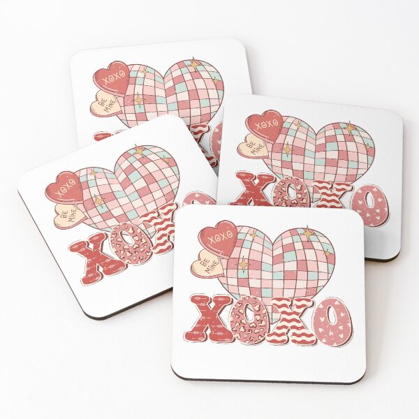 Item preview, xoxo groovy retro Valentine's day design designed and sold by PERsonalthreads.