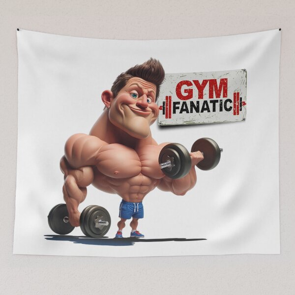 Item preview, Gym Fanatic Flex designed and sold by NickTaroDesign.