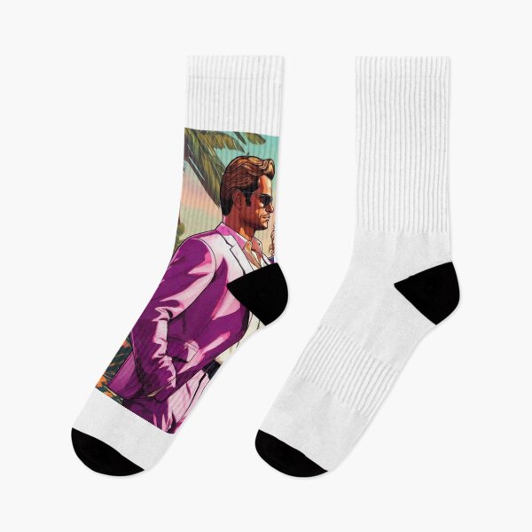 Item preview, Man and Woman With Vaporwave Style on the Beach designed and sold by kylmllr101684.